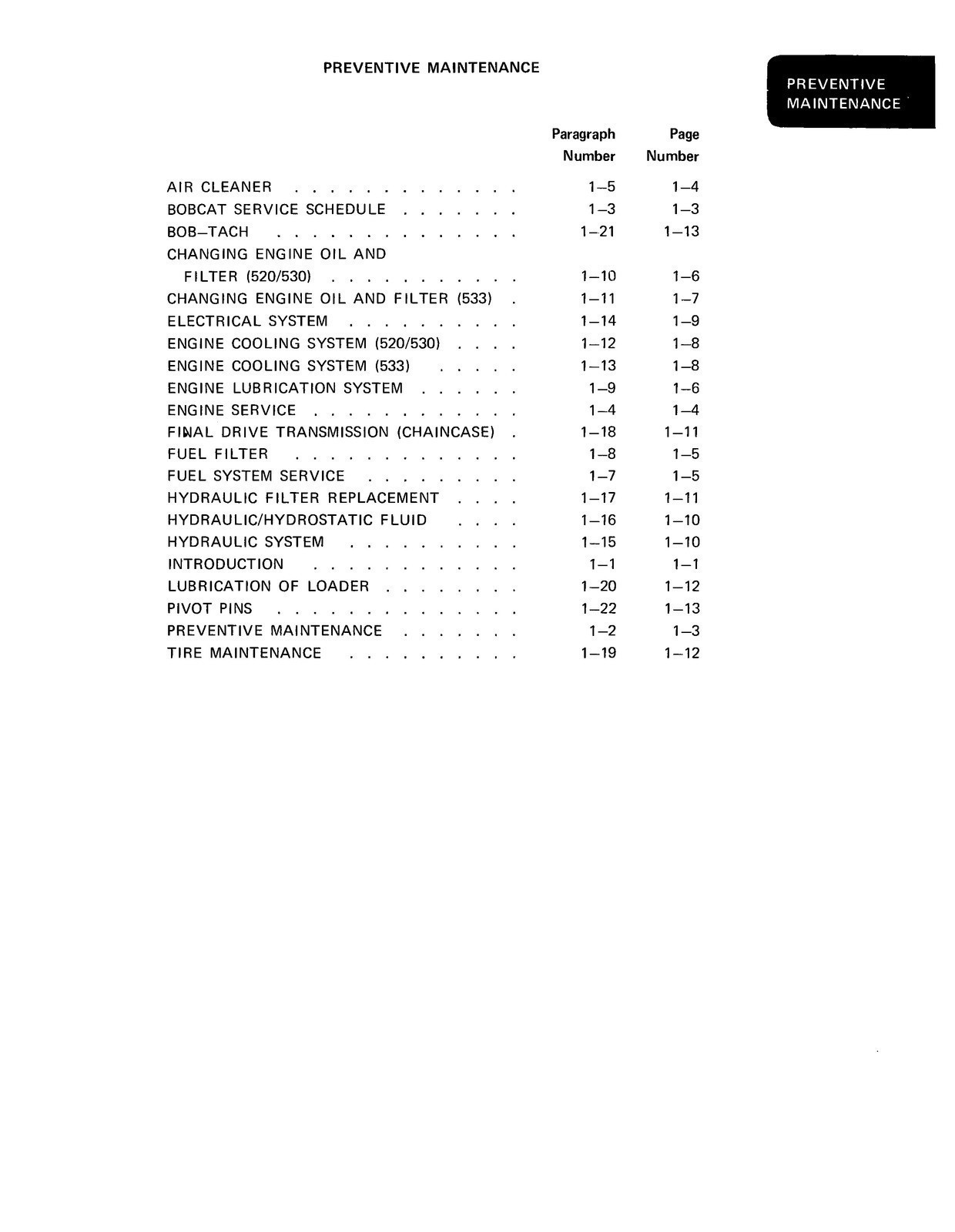 BOBCAT 520 530 533 Service Manual – SECURED – FRONT & BACK – XL FOLDOUT PAGES