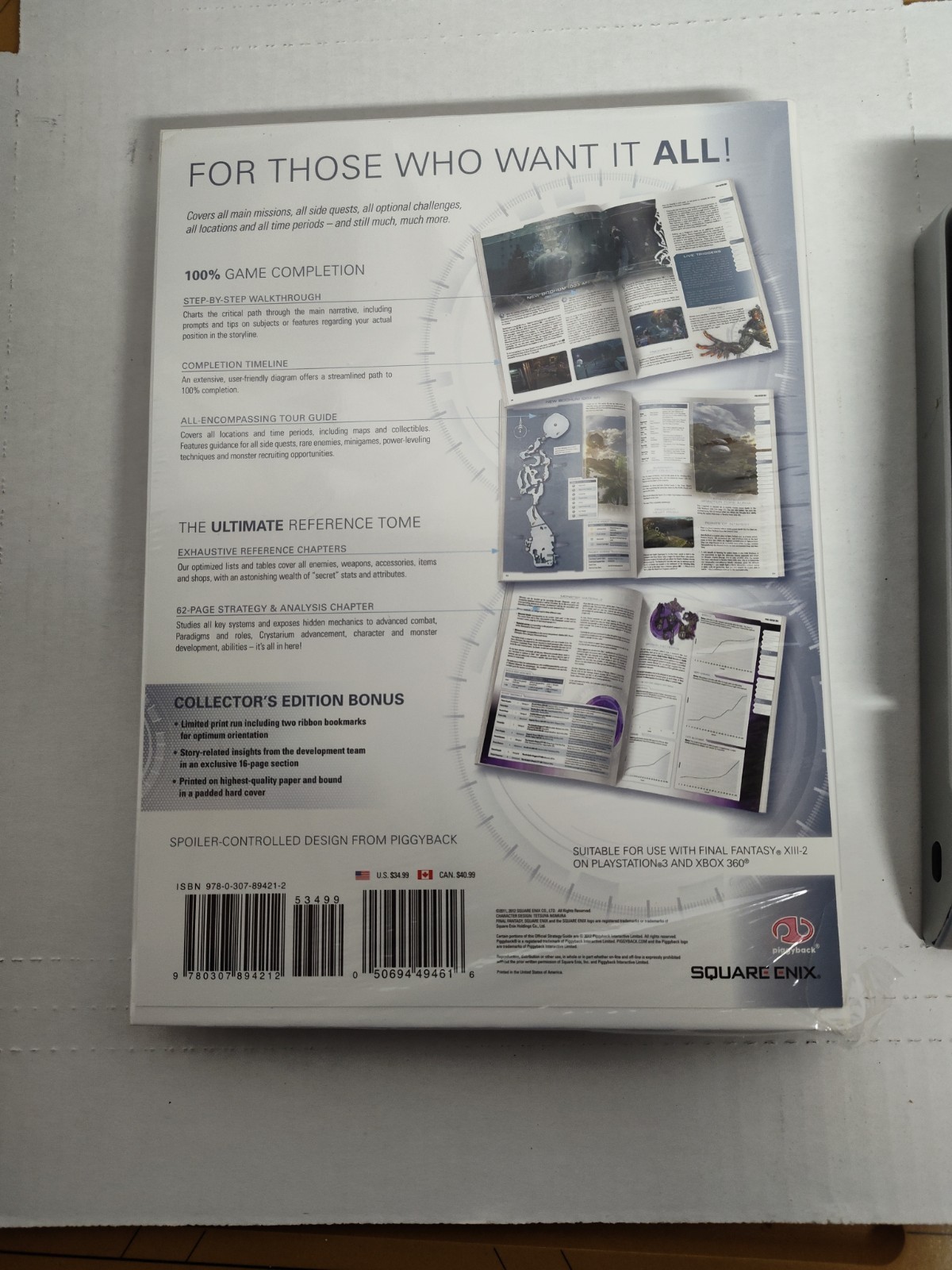 Final Fantasy XIII-2 : The Complete Official Guide – Collector’s Edition *READ*