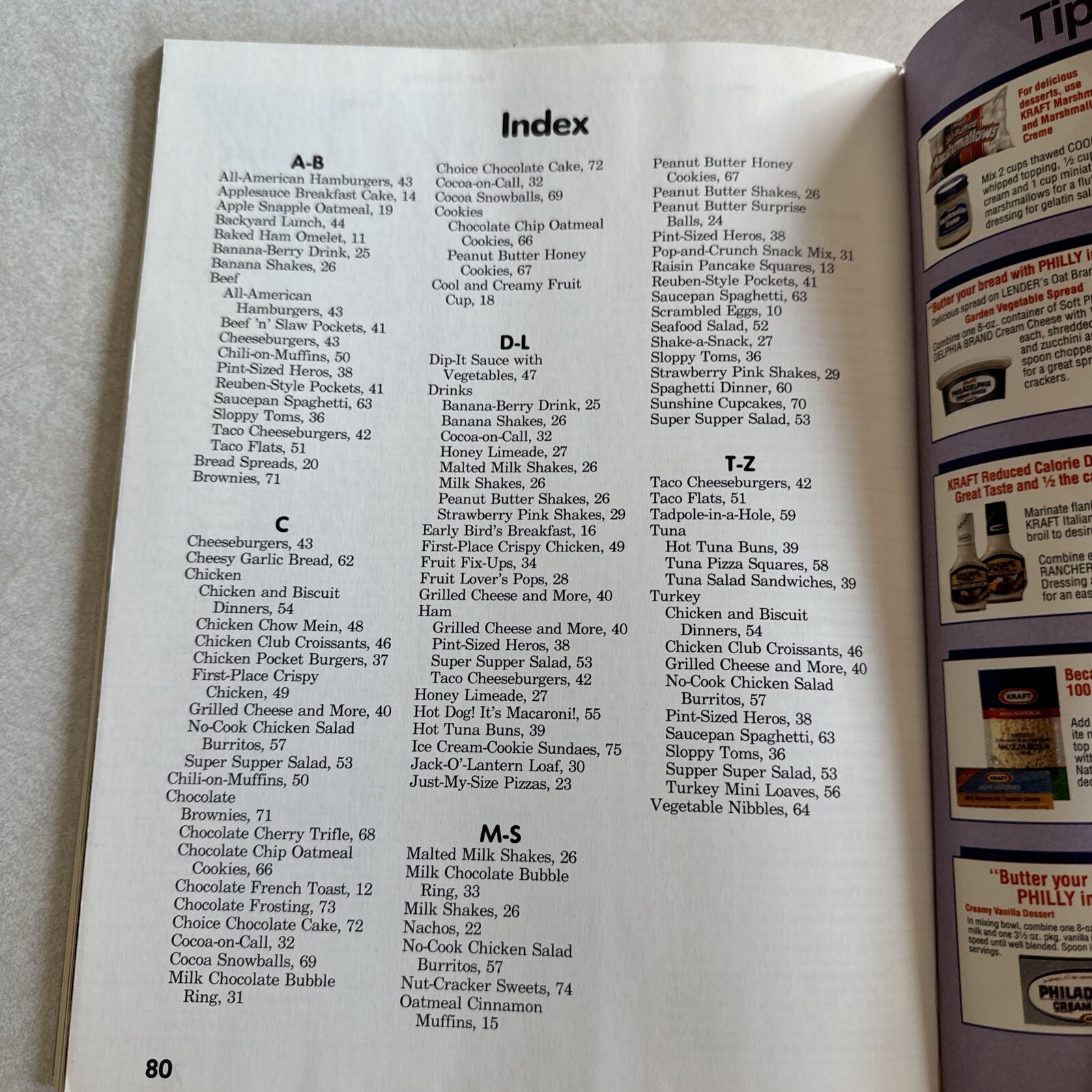 Better Homes and Gardens Junior Cookbook 1989 Childrens 80 Pages Book Kraft
