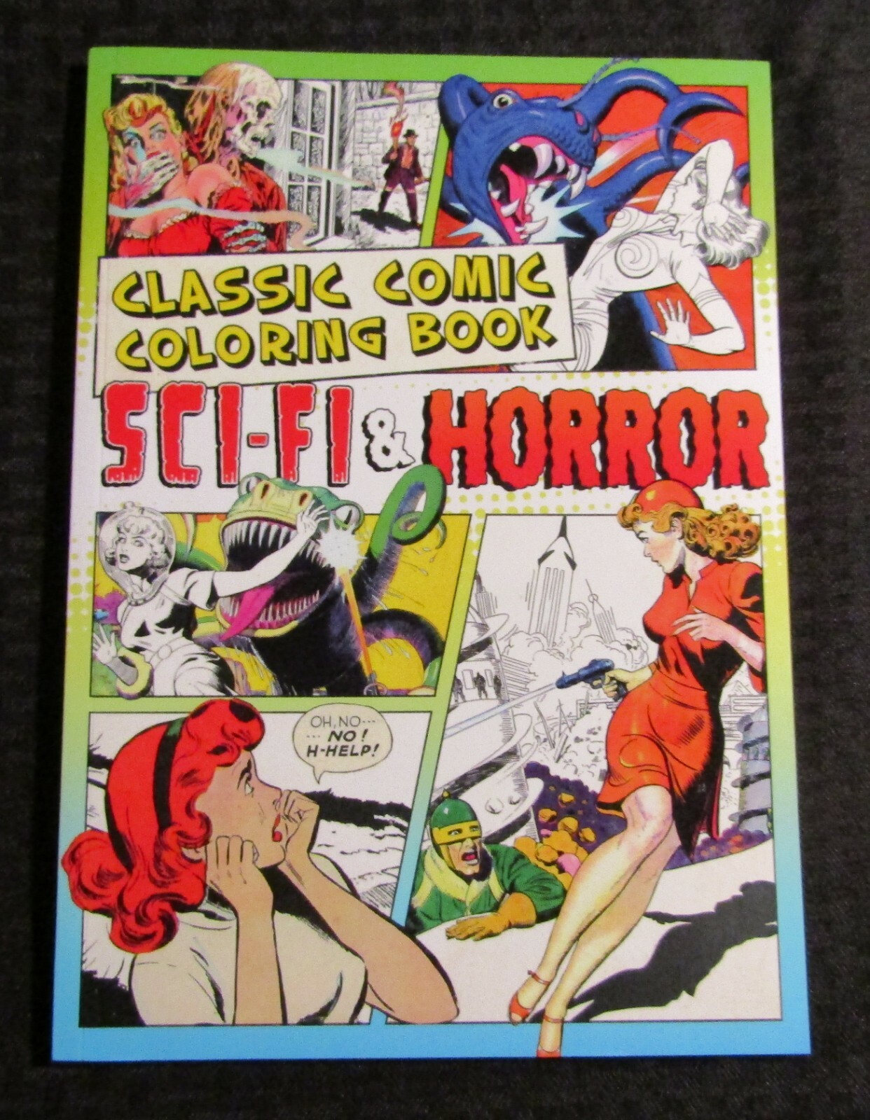 2016 SCI-FI & HORROR Classic Comic Coloring Book SC VF 8.0 Metro Books