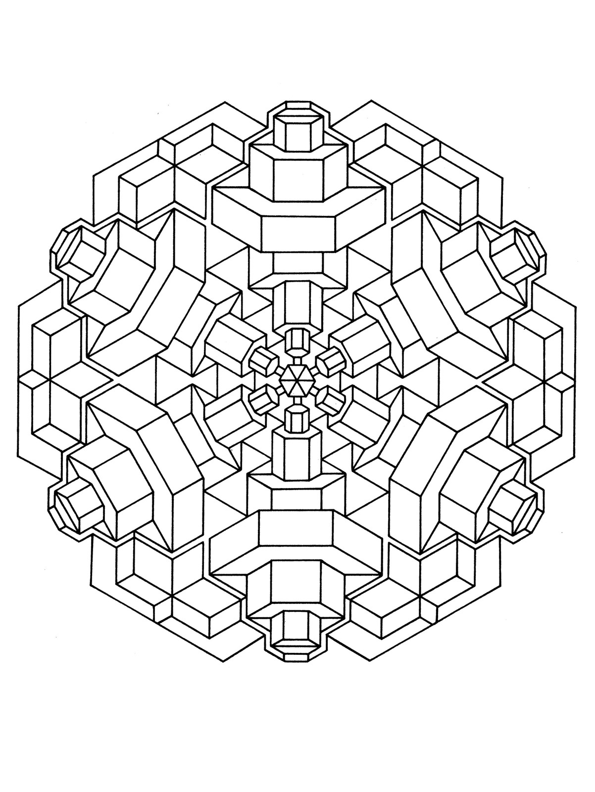 Dover Publications Geometrical Design Coloring Book