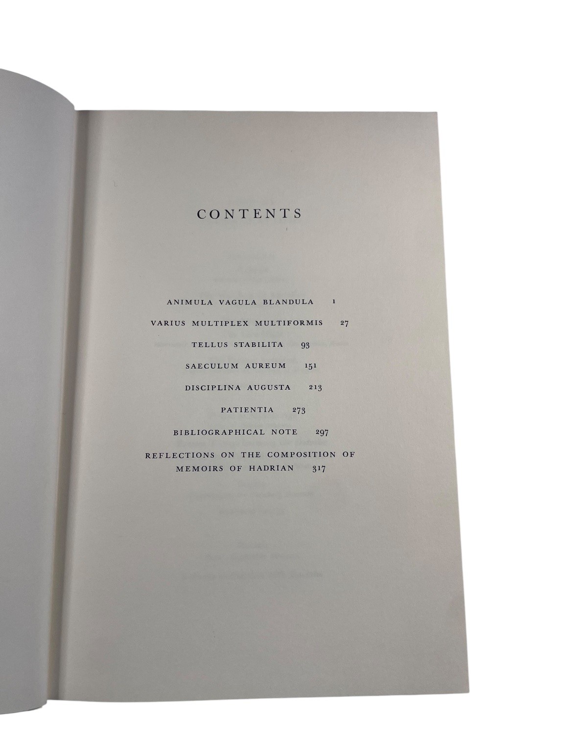 Memoirs of Hadrian Yourcenar 1963 Novel Farrar, Straus & Company
