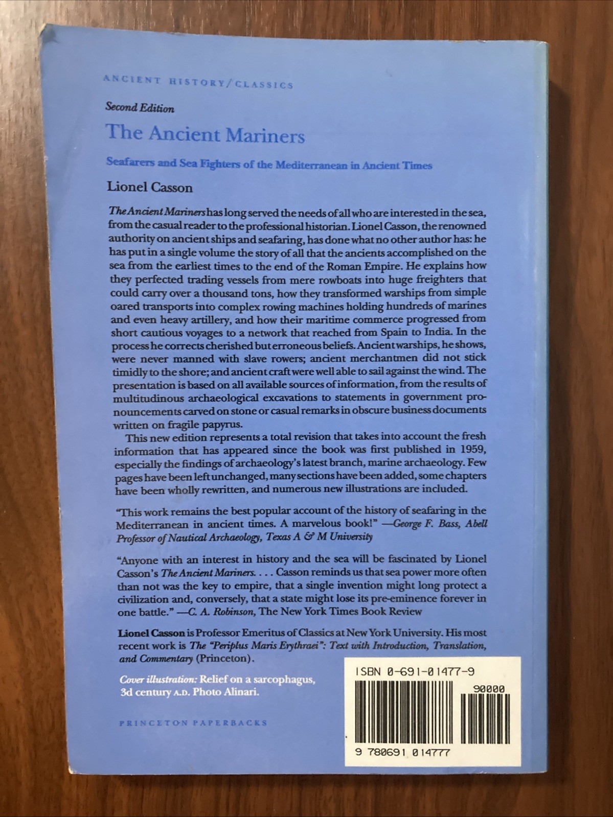 The Ancient Mariners Second Edition Paperback by Lionel Casson