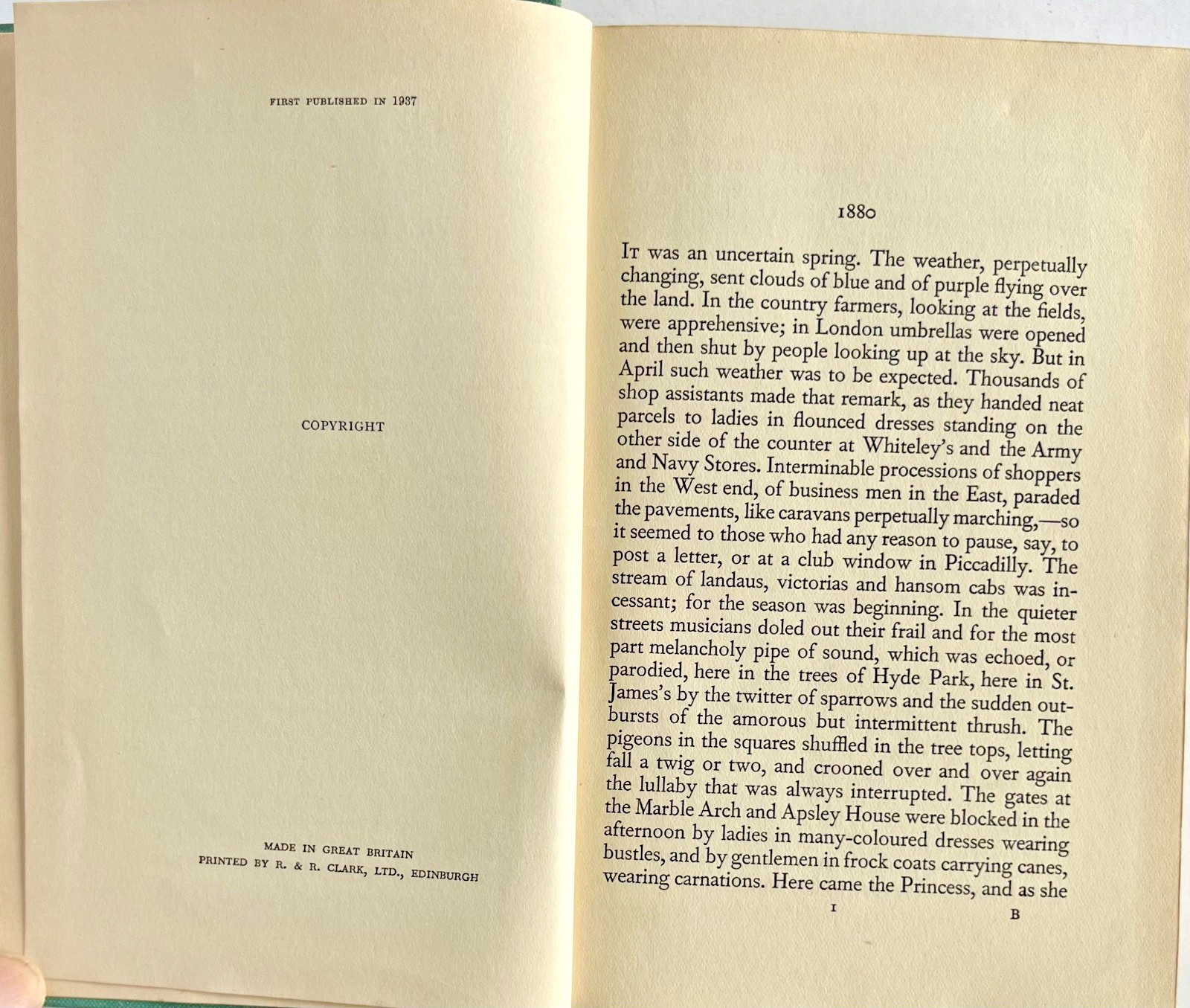 Virginia Woolf- The Years 1st EDT 1st Print 1937 Published by Hogarth Press