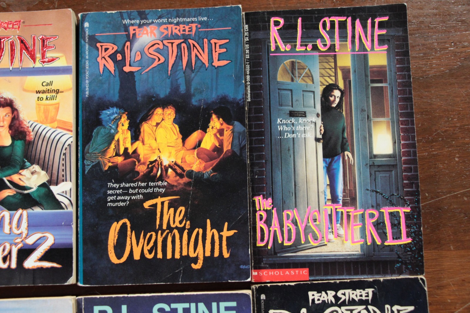 Vintage R.L. Stine Fear Street Book Lot 12 Horror Beach Party Sunburn Overnight