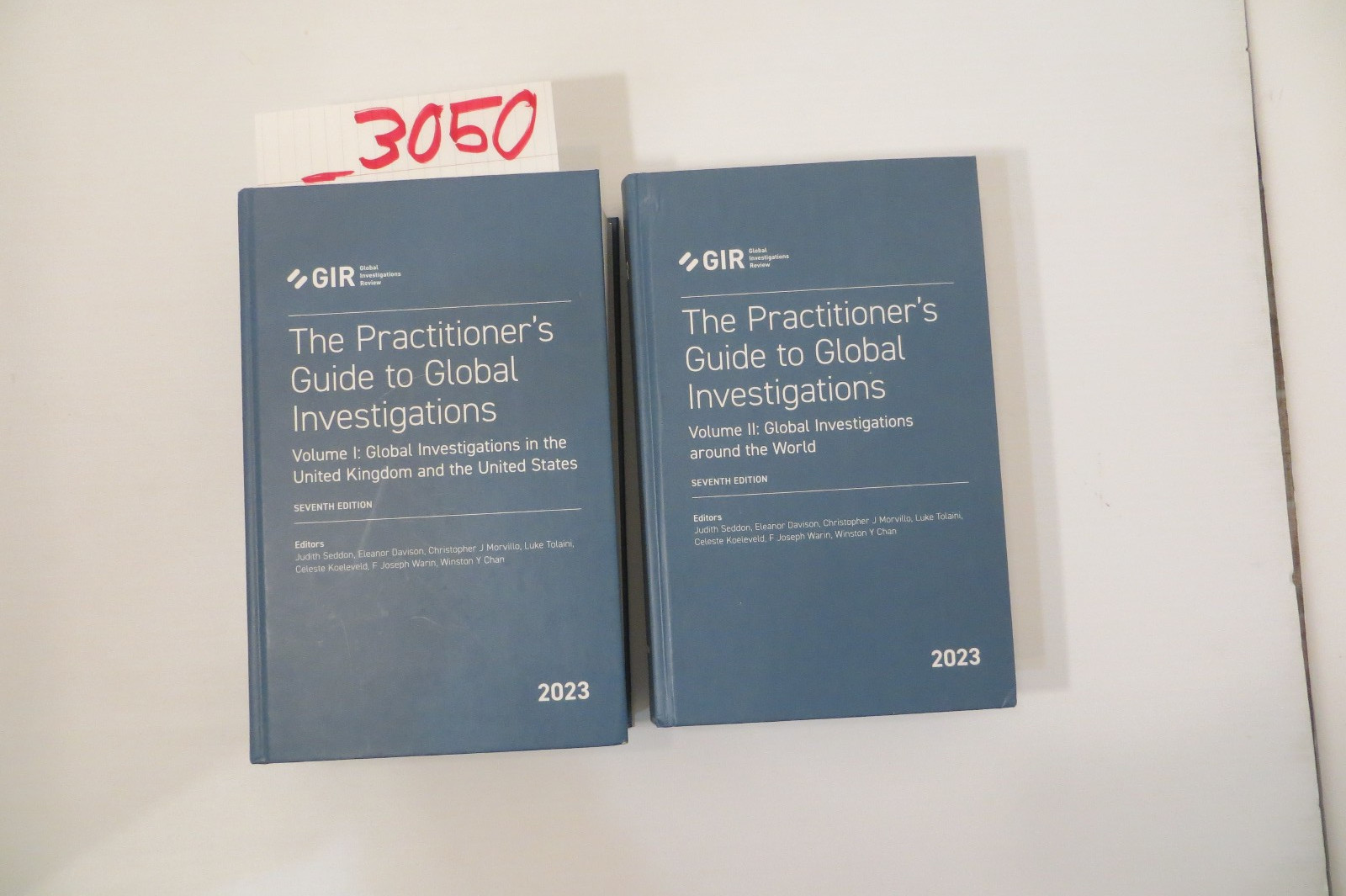 THE PRACTITIONER’S GUIDE TO GLOBAL INVESTIGATIONS. Hb. TWO VOLUMES, 1700 PAGES