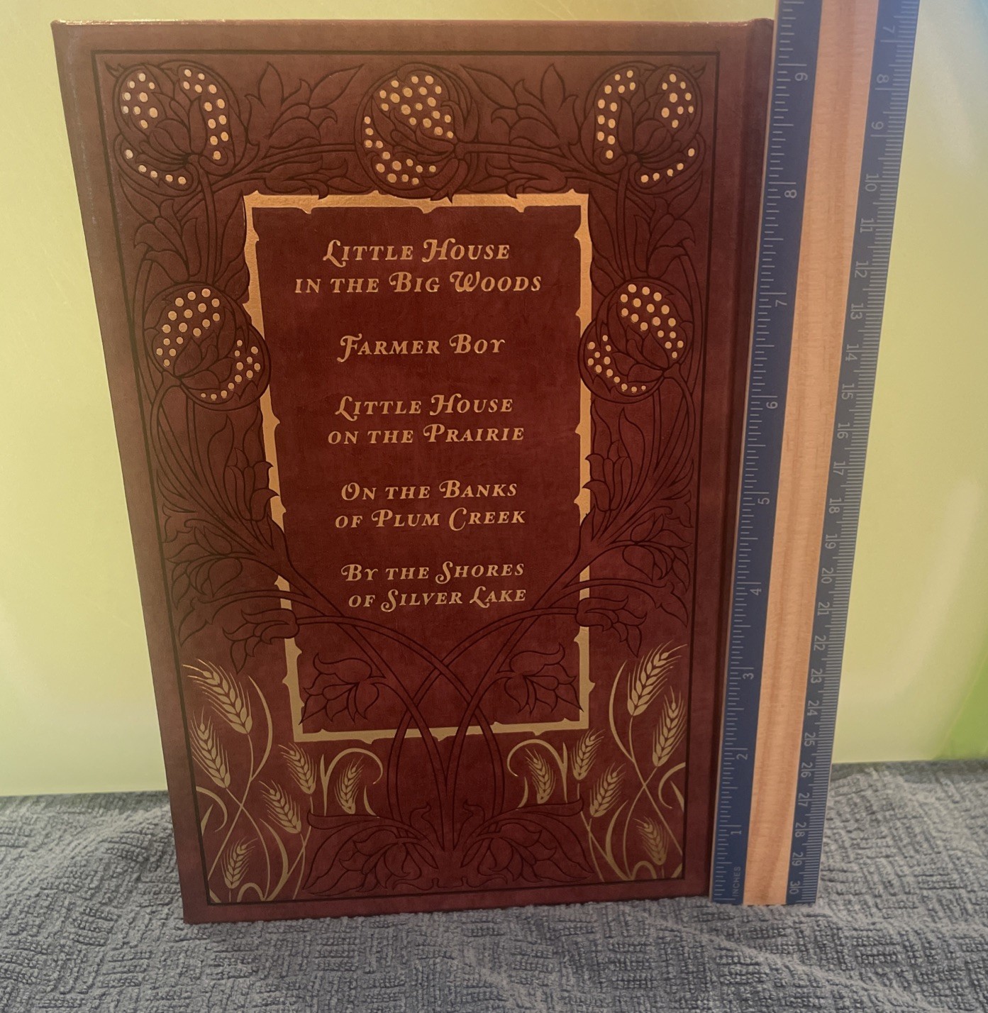 Little House The First Five Novels by Laura Ingalls Wilder – Leather B&N edition