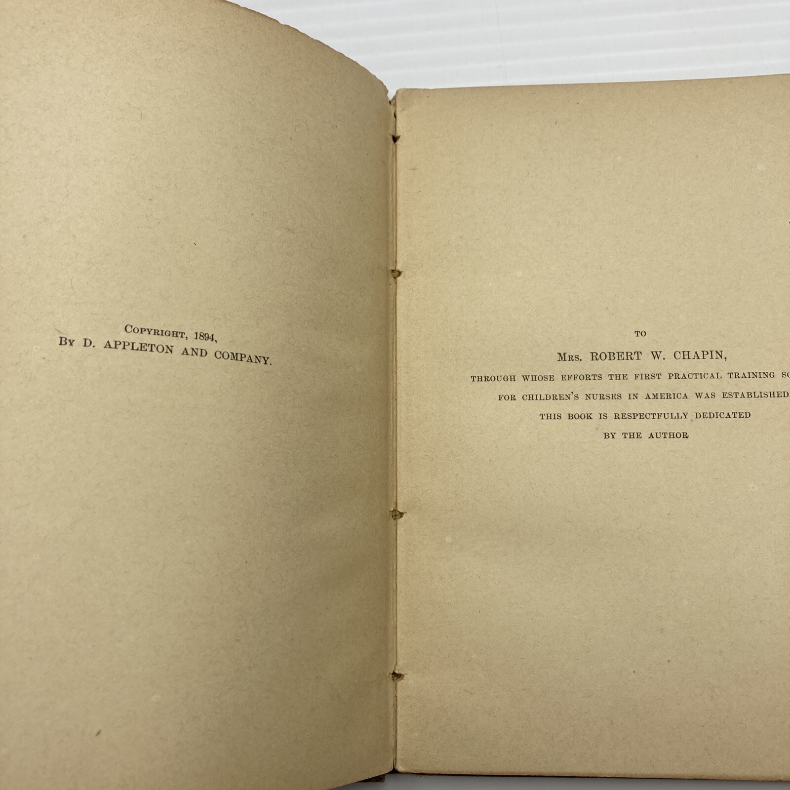 The Care and Feeding of Children L. Emmett Holt 1894 First Edition D. Appleton