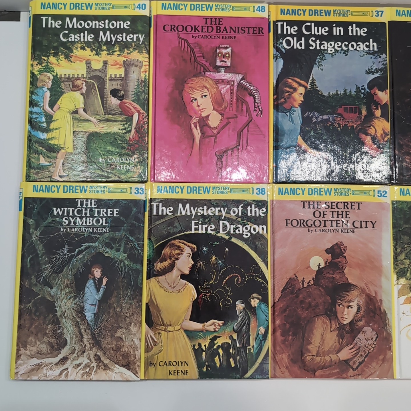 Lot of Nancy Drew Flashlight Series Books Carolyn Keene HARDCOVERS Lot Of 22 G+