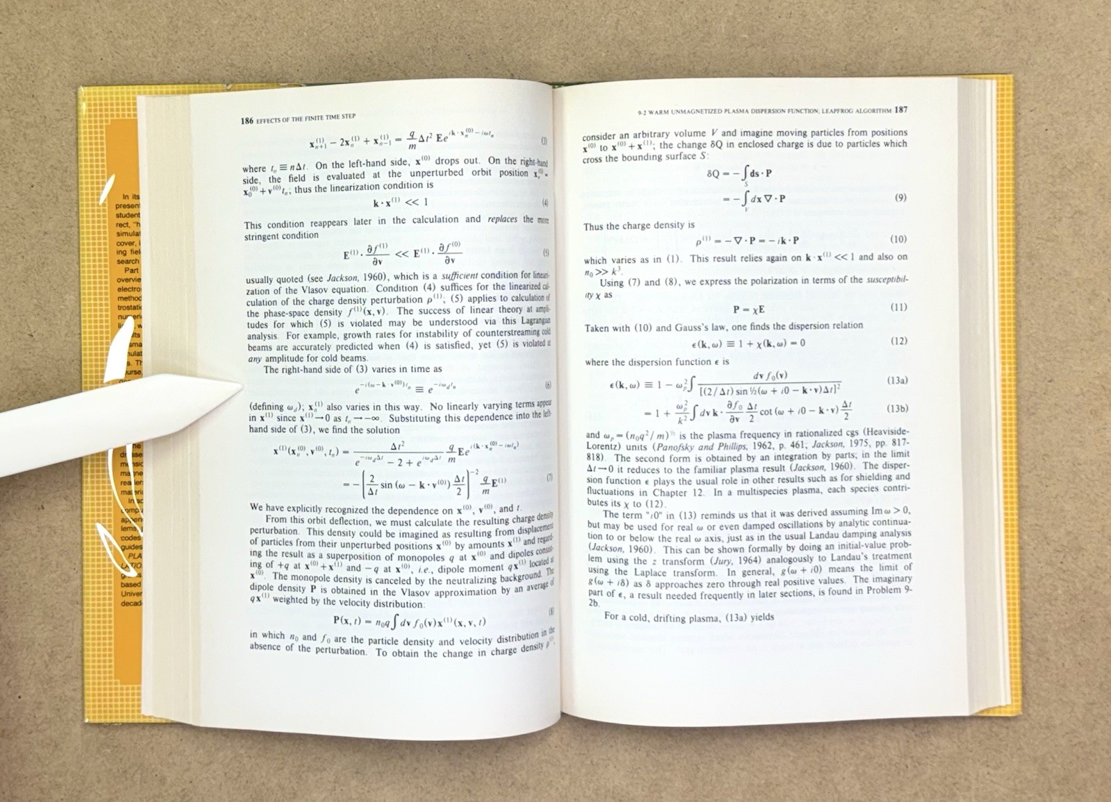 Signed! Plasma Physics Via Computer Simulation by Birdsall & Langdon 1985 HCDJVG