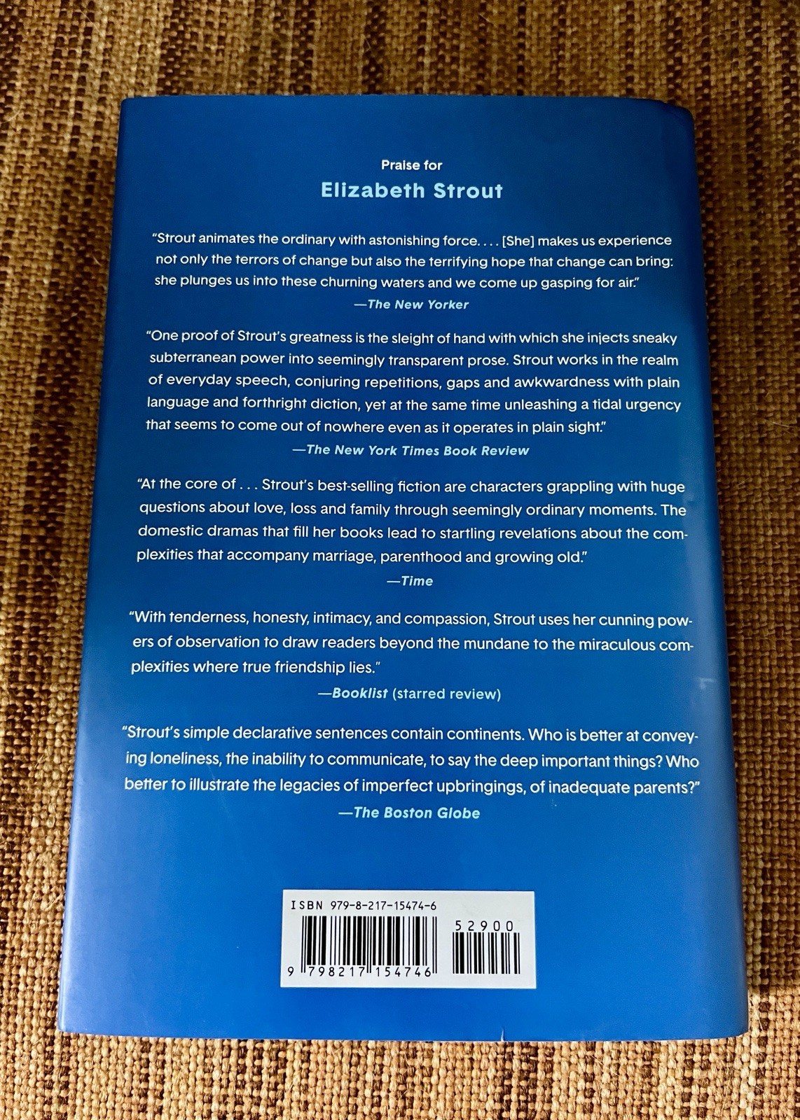 The Things We Never Say by Elizabeth Strout First Edition Hardcover 2026