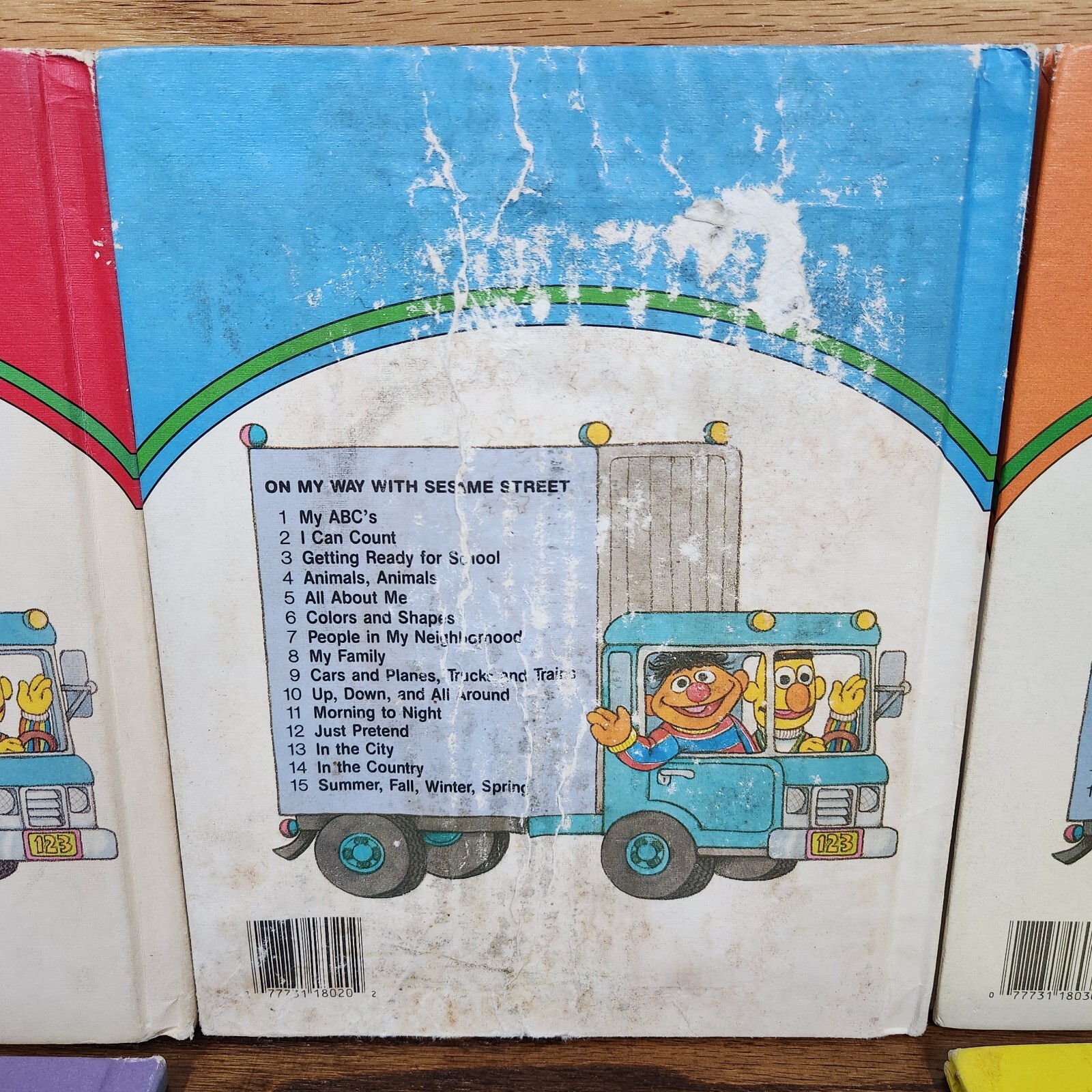 READ Vintage 1989 On My Way With Sesame Street Learning Kids Vol. 1-9 11 12 15