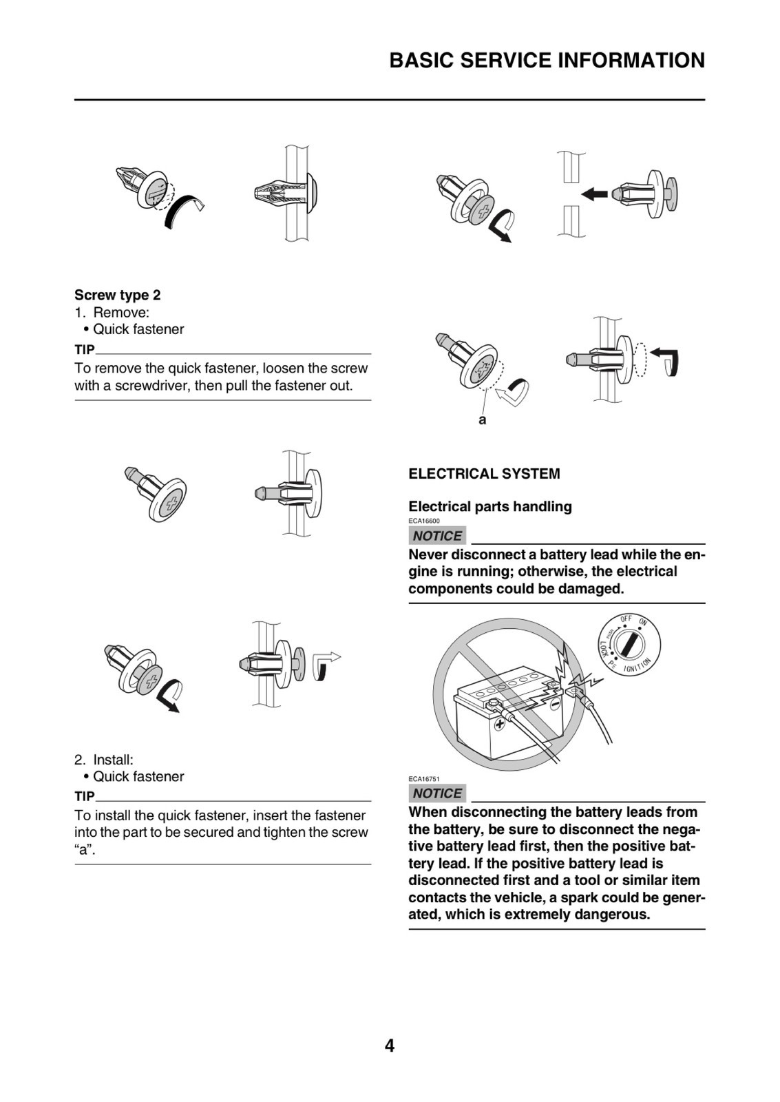 YAMAHA YZF-R6 Motorcycle Service Manual 2017 – METAL SPIRAL BOUND – TOUGH COVERS