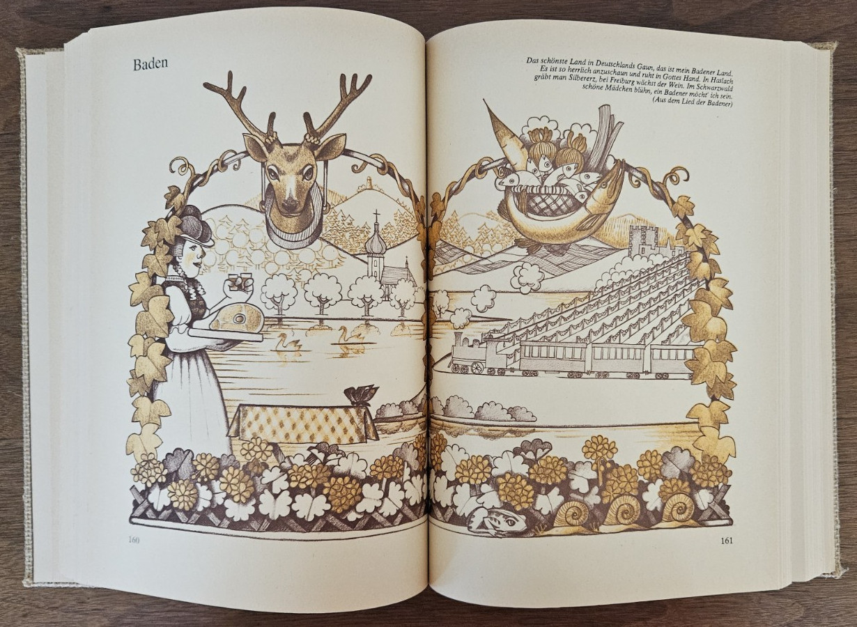 Unvergessene Kuche German Cookbook 1979 recipes Printed in Germany HC 11 X 8.5