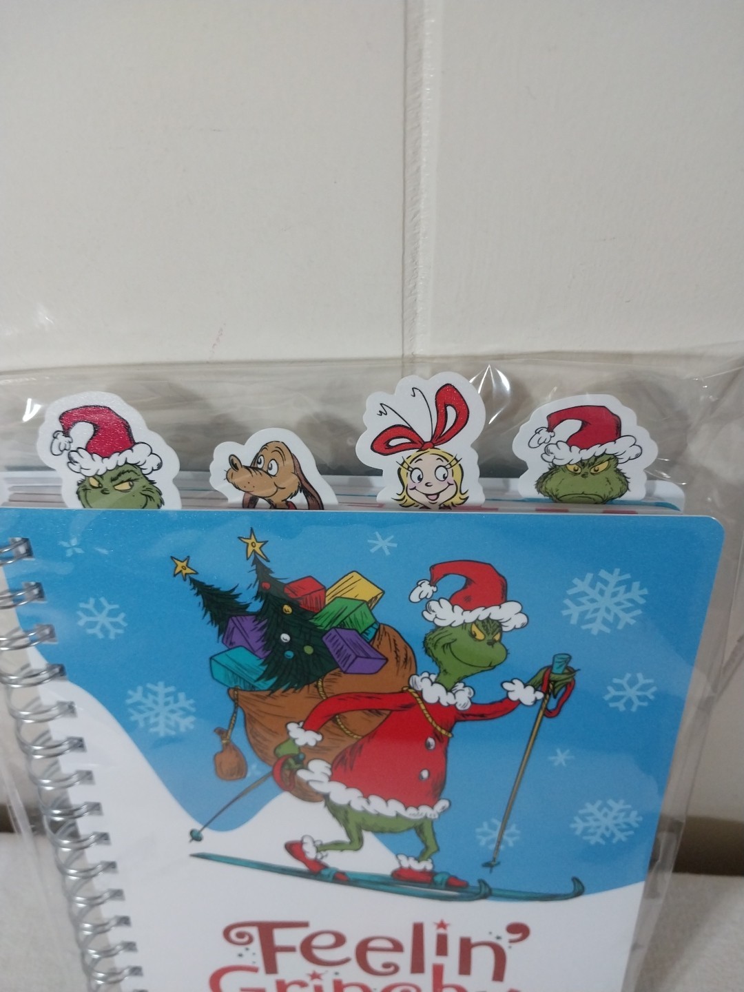 New The Grinch Journal Dr. Seuss Christmas/Holiday Feelin Grinchy 96 Pages