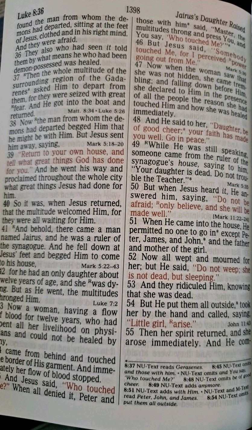 Super Giant Print Bible-NKJV – Imitation Leather, Nelson – NO BOX, GOOD Cond