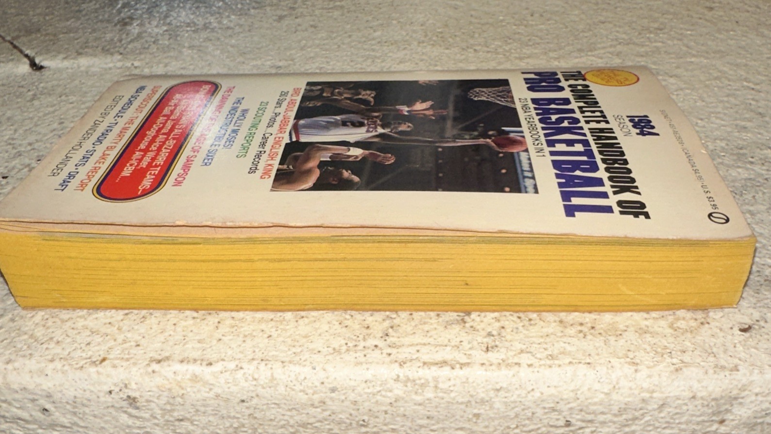 The Complete Handbook of Pro Basketball 1984 Edition by Hollander, Zander