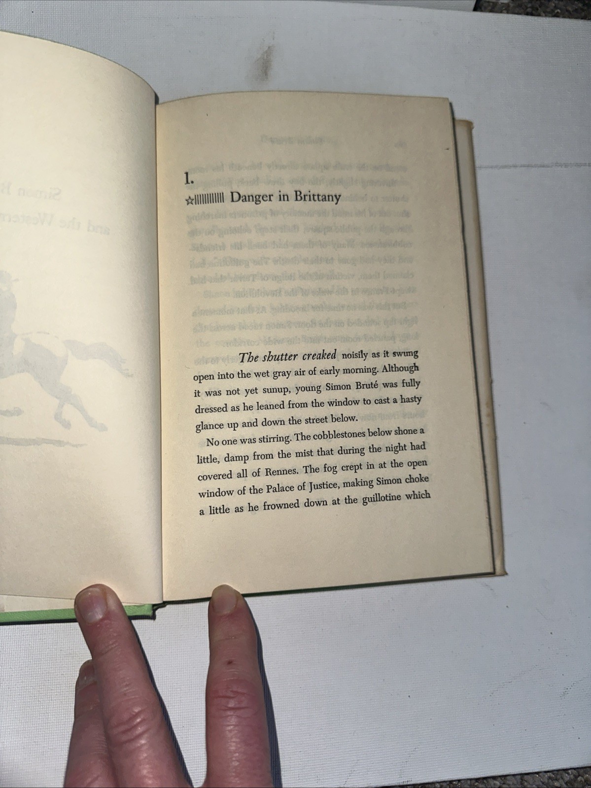 Simon Brute and the Western Adventure 1959 First Edition American Background