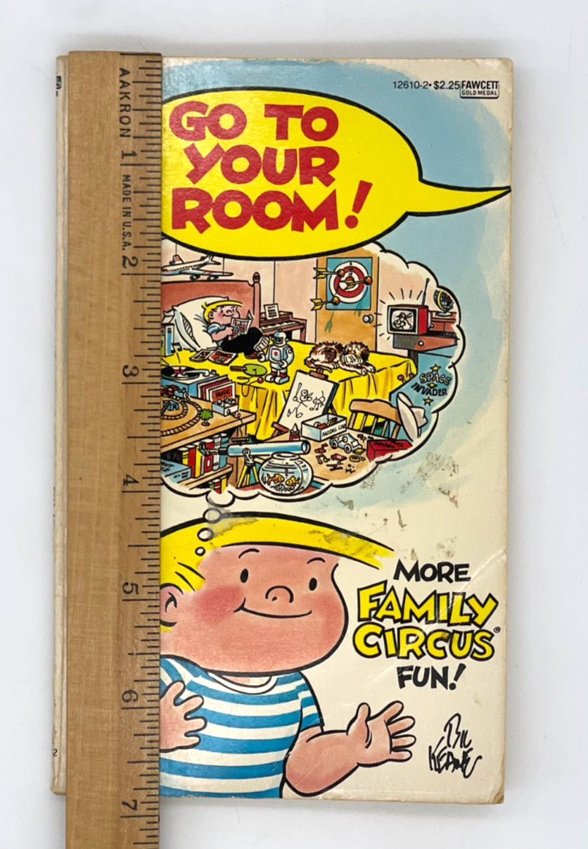 FAMILY CIRCUS „Go to Your Room“ (1982) Bill Keane Cartoon Paperback 125 pages