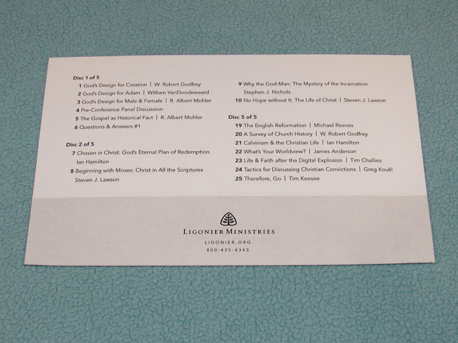 GOSPEL: 2016 NATIONAL CONFERENCE by Ligonier Ministries (2016, DVD, 5-Disc Set)