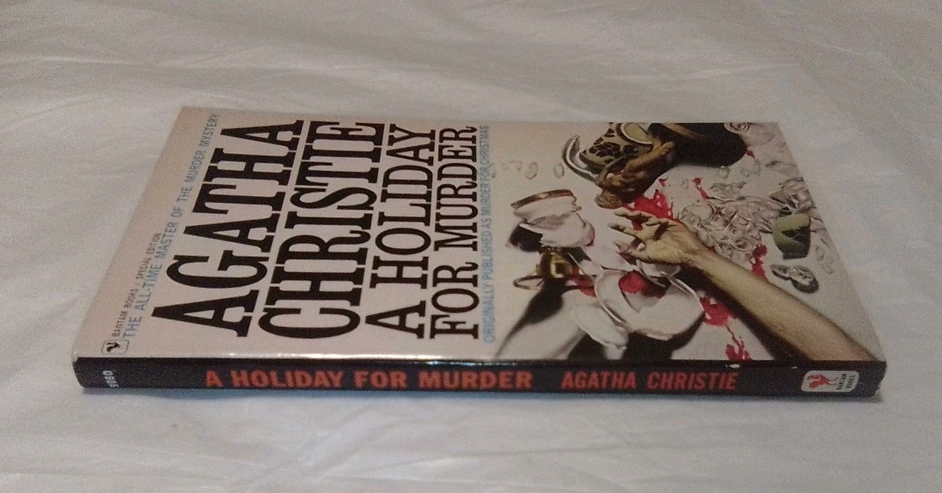 A Holiday For Murder By Agatha Christie Bantam Mystery 1962 Vintage Paperback