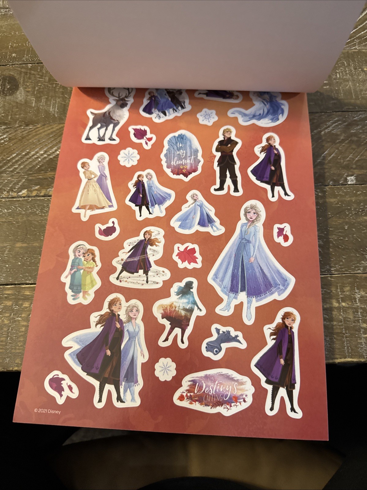 Disney Frozen Create-A-Scene Sticker Activity Pad Over 230 Stickers!