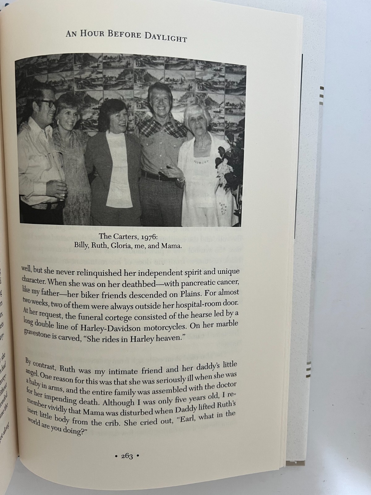 An Hour Before Daylight (signed by President Jimmy Carter)—NEW 1st Ed. & Print