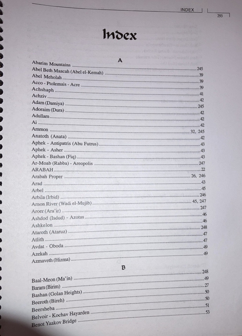Study Guide of Israel SC by Arnold Fruchtenbaum 1999 Historical & Geographical