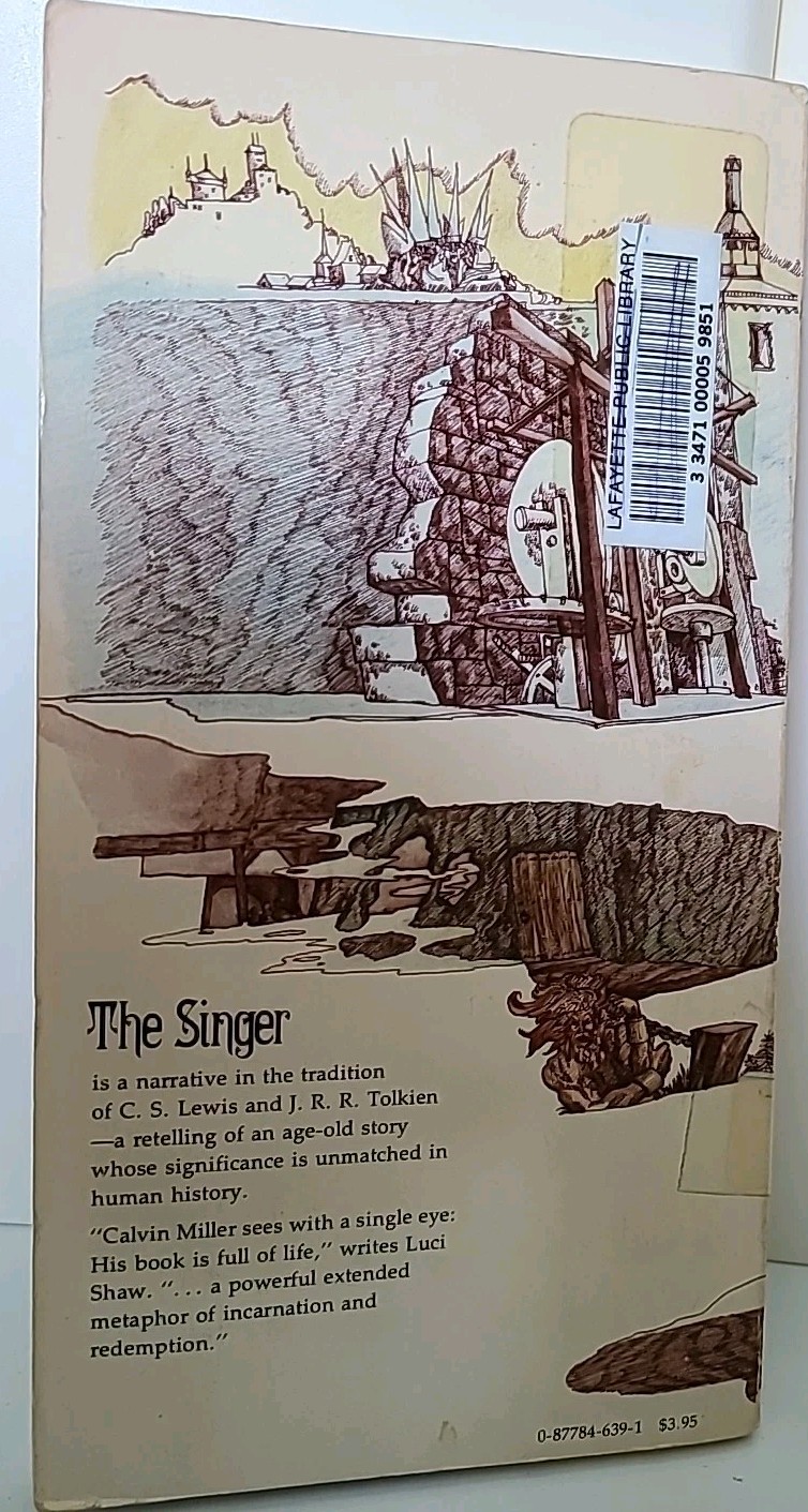 Singer (1978) by Calvin Miller (InterVarsity Press, trade pbk ex-library, Fair)
