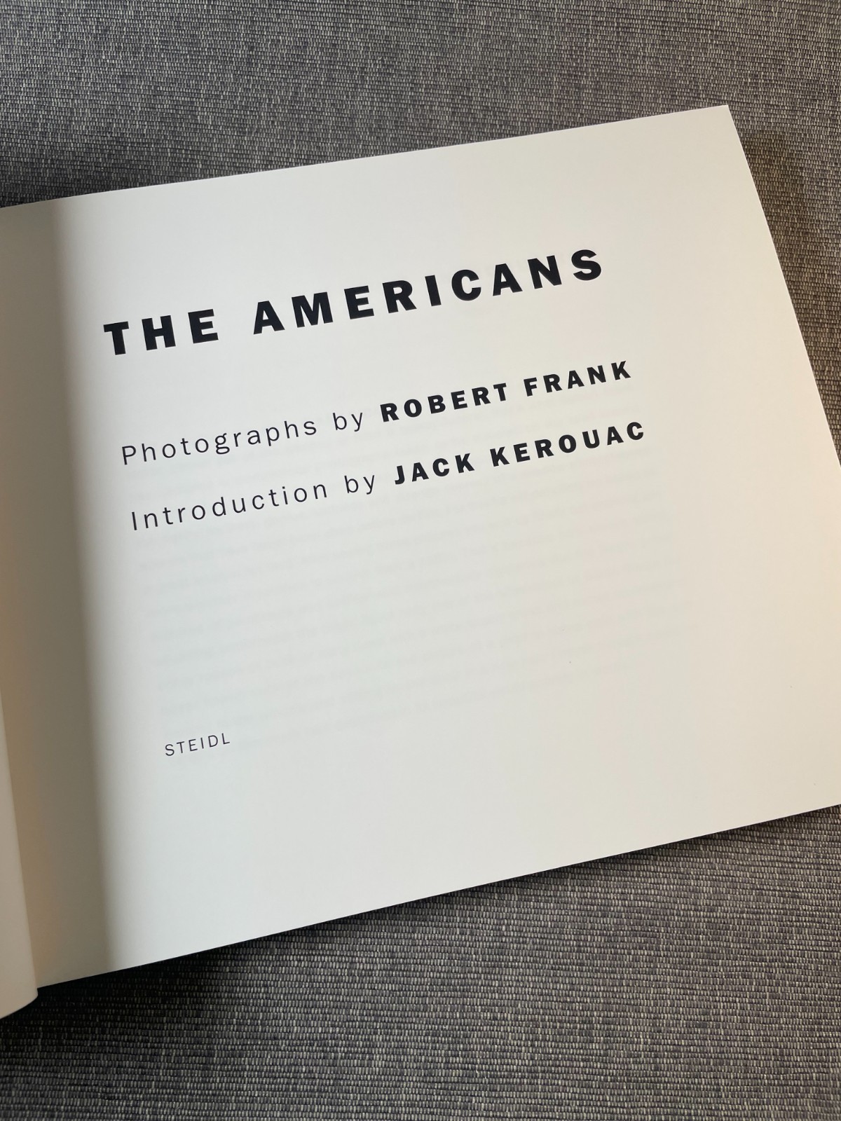 Robert Frank The Americans Hardcover Steidl Jack Kerouac Photography Photo Essay