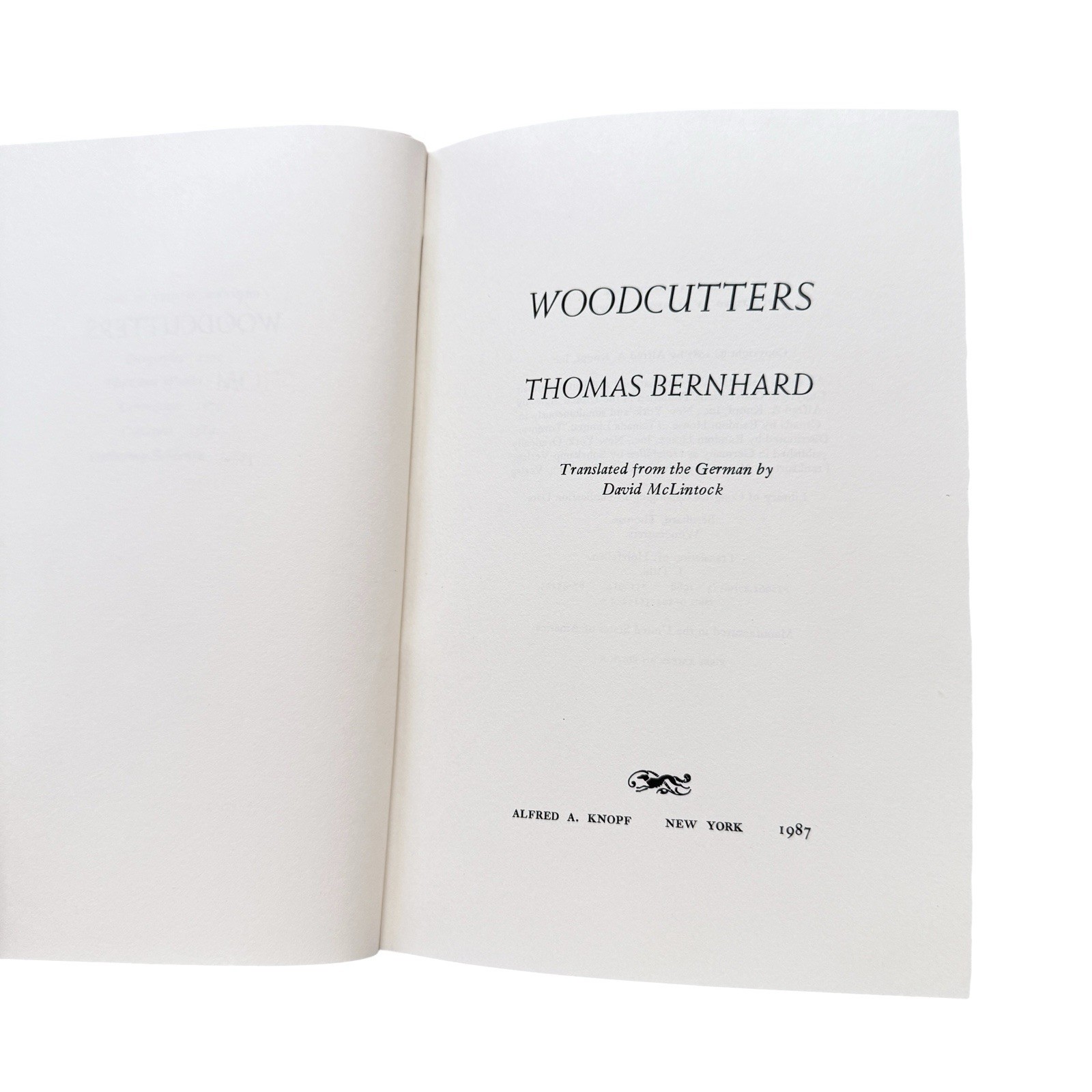 Thomas Bernhard 7 Book Lot, The Loser, Woodcutters, Yes, Gathering Evidence 1sts