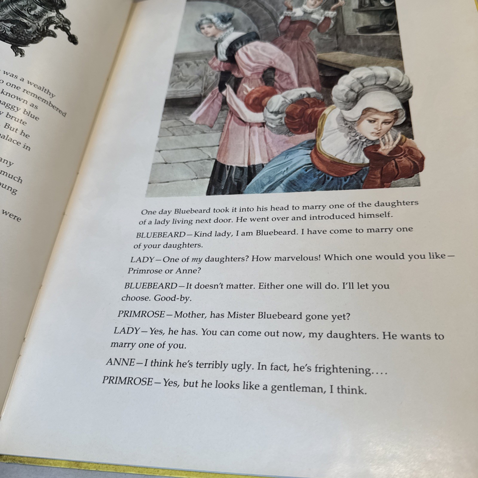 Vintage 1969 Storytime Treasury BLUEBEARD/ THE OGRES THREE GOLDEN HAIRS