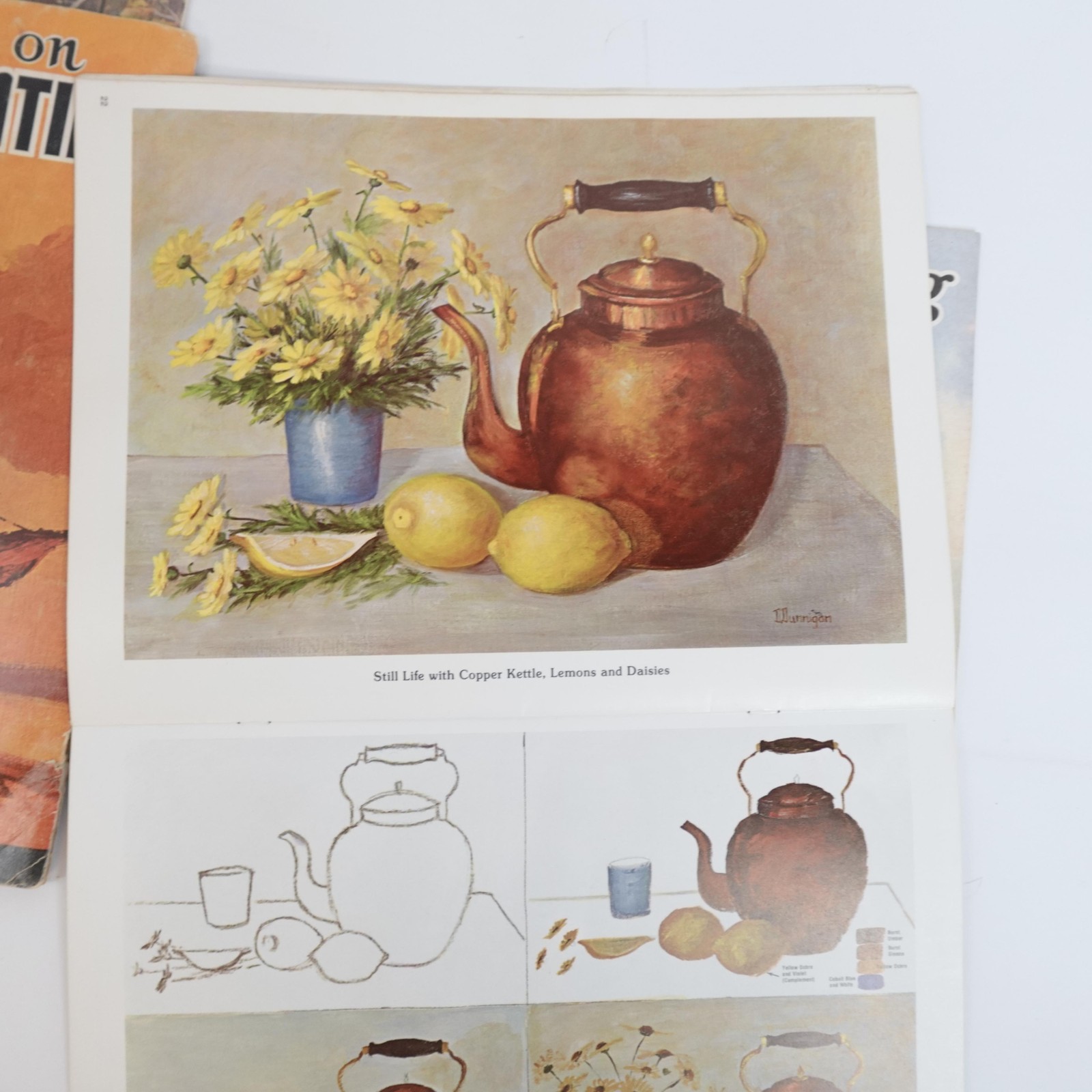 Vintage Walter T. Foster Art Books Acrylic Painting Color Instruction Lot 4
