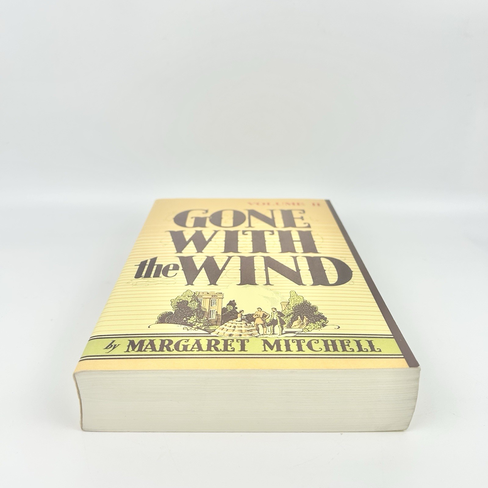Rare Gone With The Wind Volume 1 & 2 Mitchell GK Hall Large Print Paperbacks