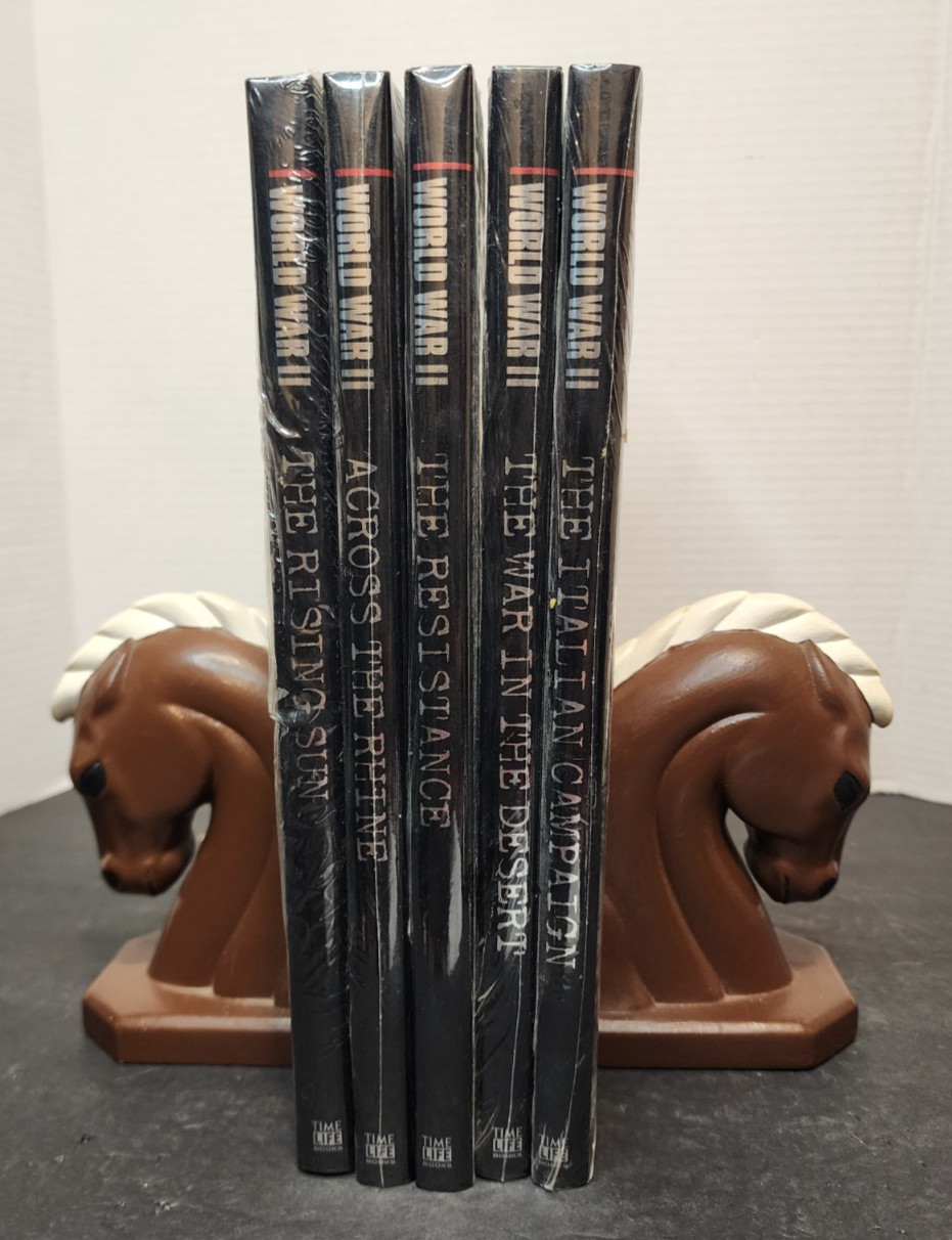 19 Vol WORLD WAR II Collector’s Edition Time-Life Books HC/DJ (5 SEALED) **VGC**