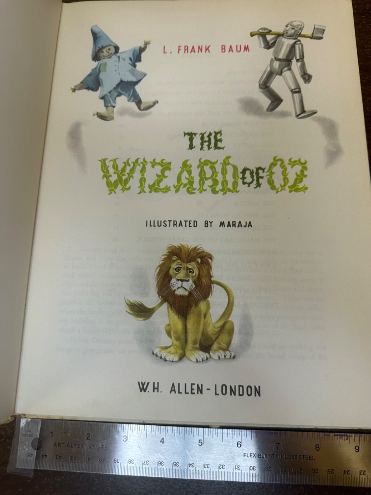 The Wizard Of Oz; L Frank Baum, Ills. Maraja Published 1958 (6)