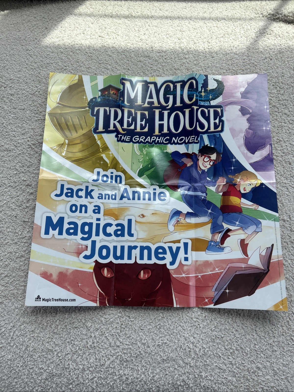 Magic Tree House Books 1-4 Boxed Set Vols. 1-4. Includes Magic Treehouse Poster!