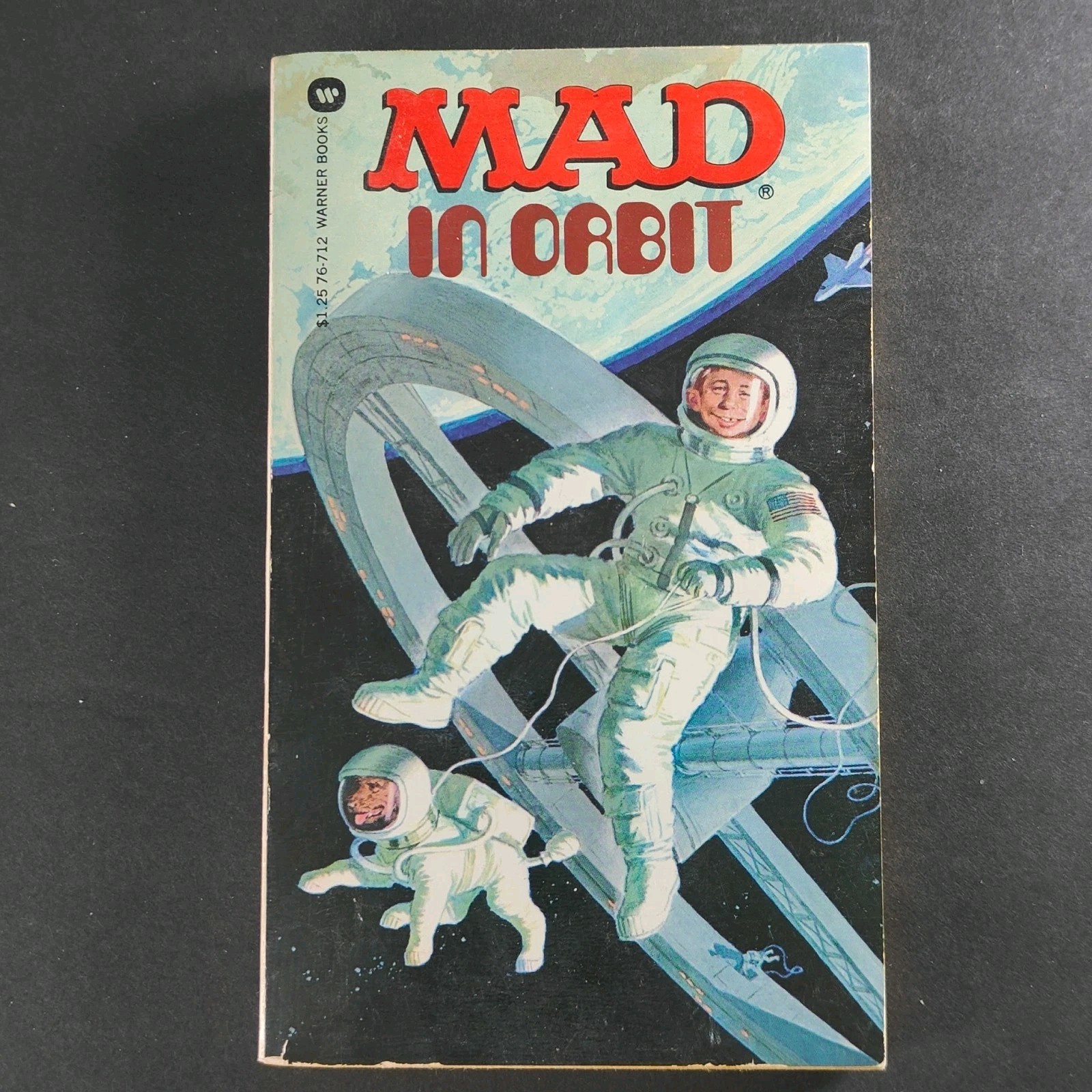MAD in Orbit 1975 PB 1st Print William M. Gaines Satire Americana Sports Politic