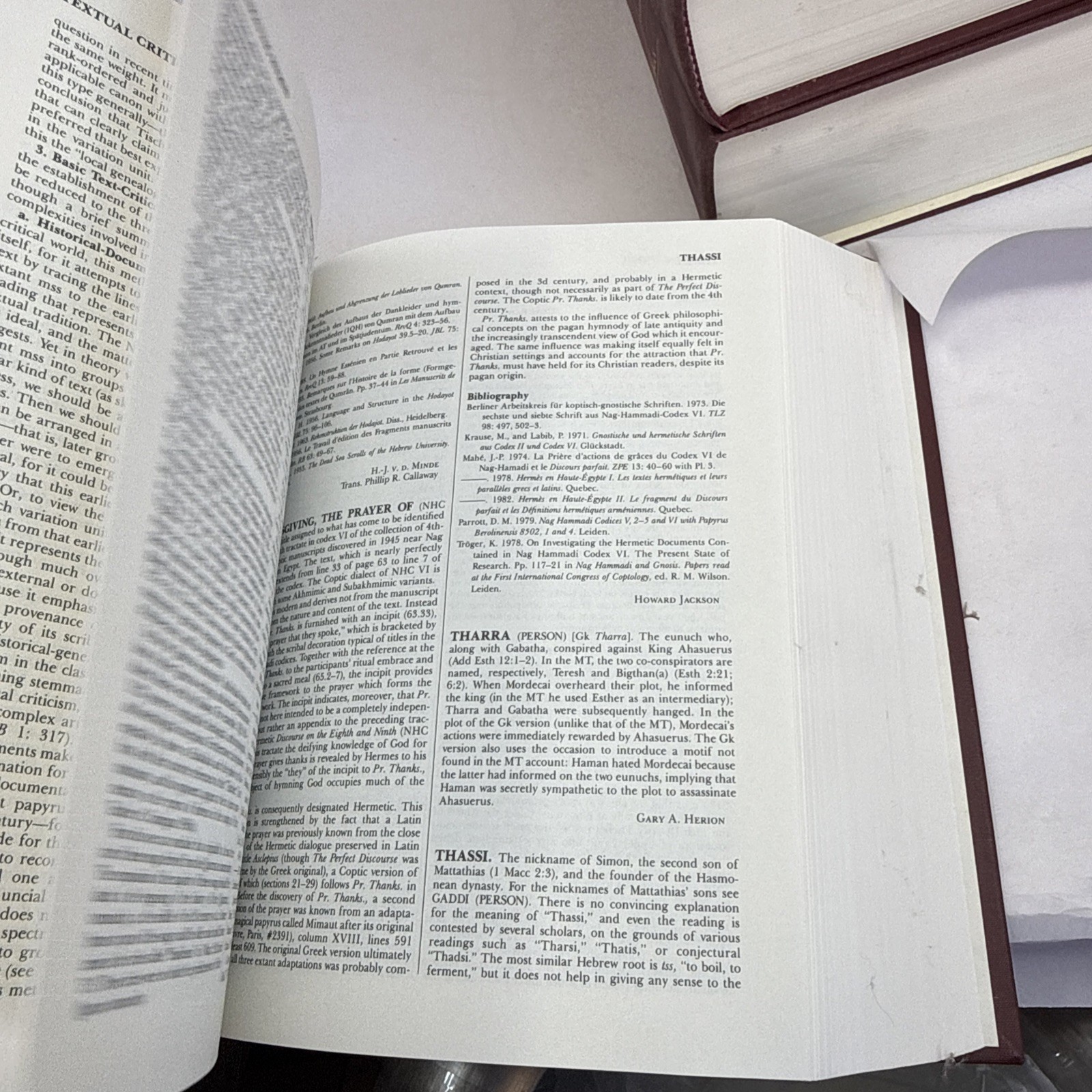 The Anchor Bible Dictionary – 6 Volume Set Hardcover 1992 Doubleday Burgundy