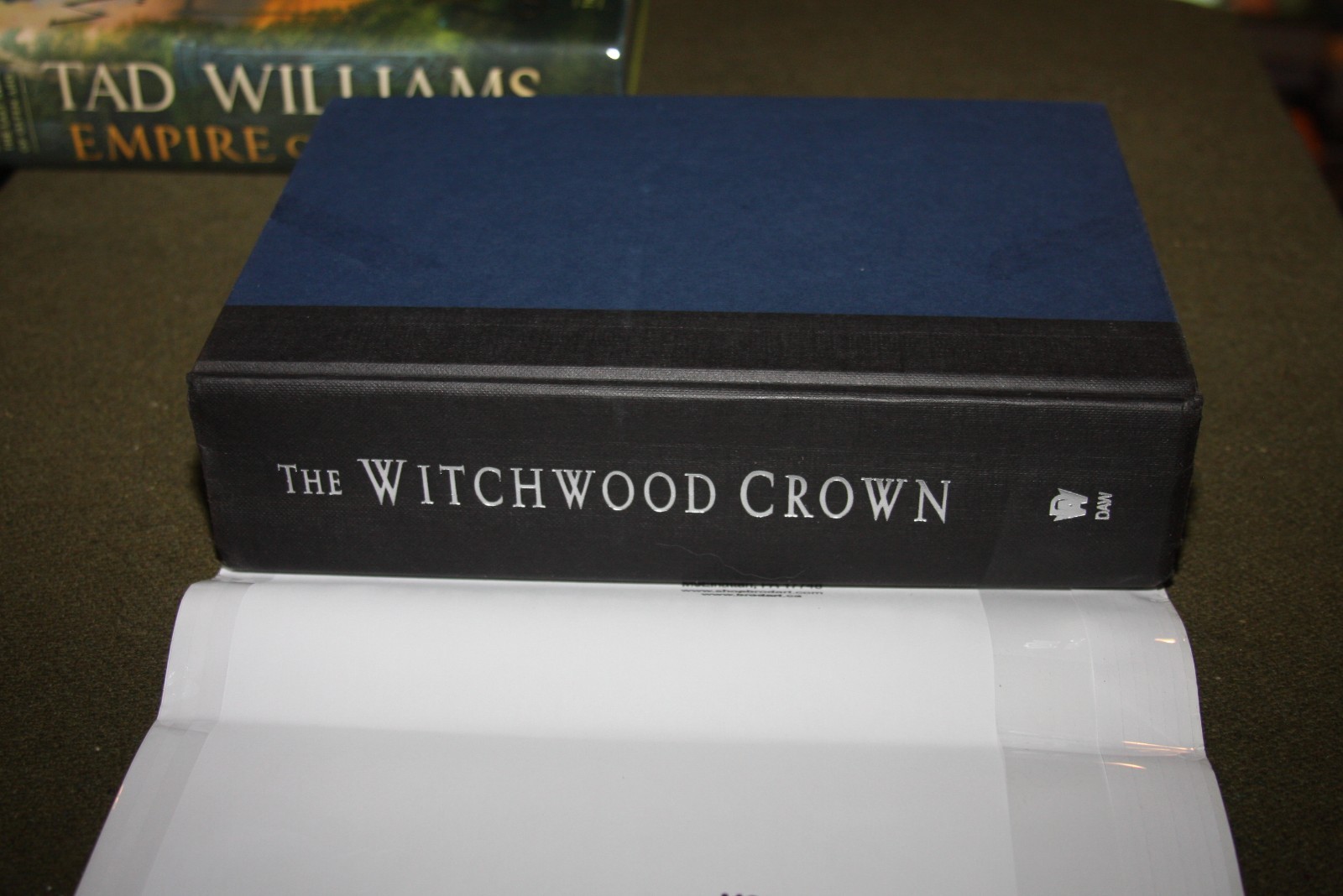 Lot of 2 Tad Williams HCs – Witchwood Crown & Empire of Grass – Both Ex-Library