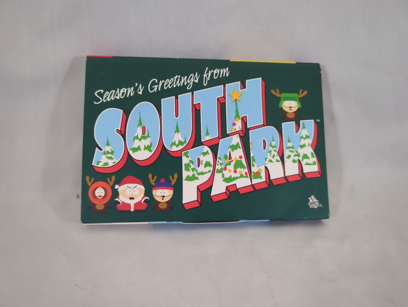 Season’s Greetings from South Park 30 Unique Holiday-Themed Postcards Book RARE