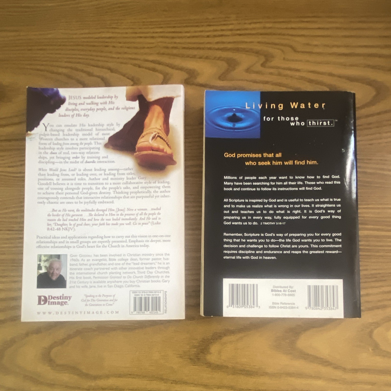 Faith & Leadership Book Bundle – Gary Goodell & New Living Translation (2 Books)