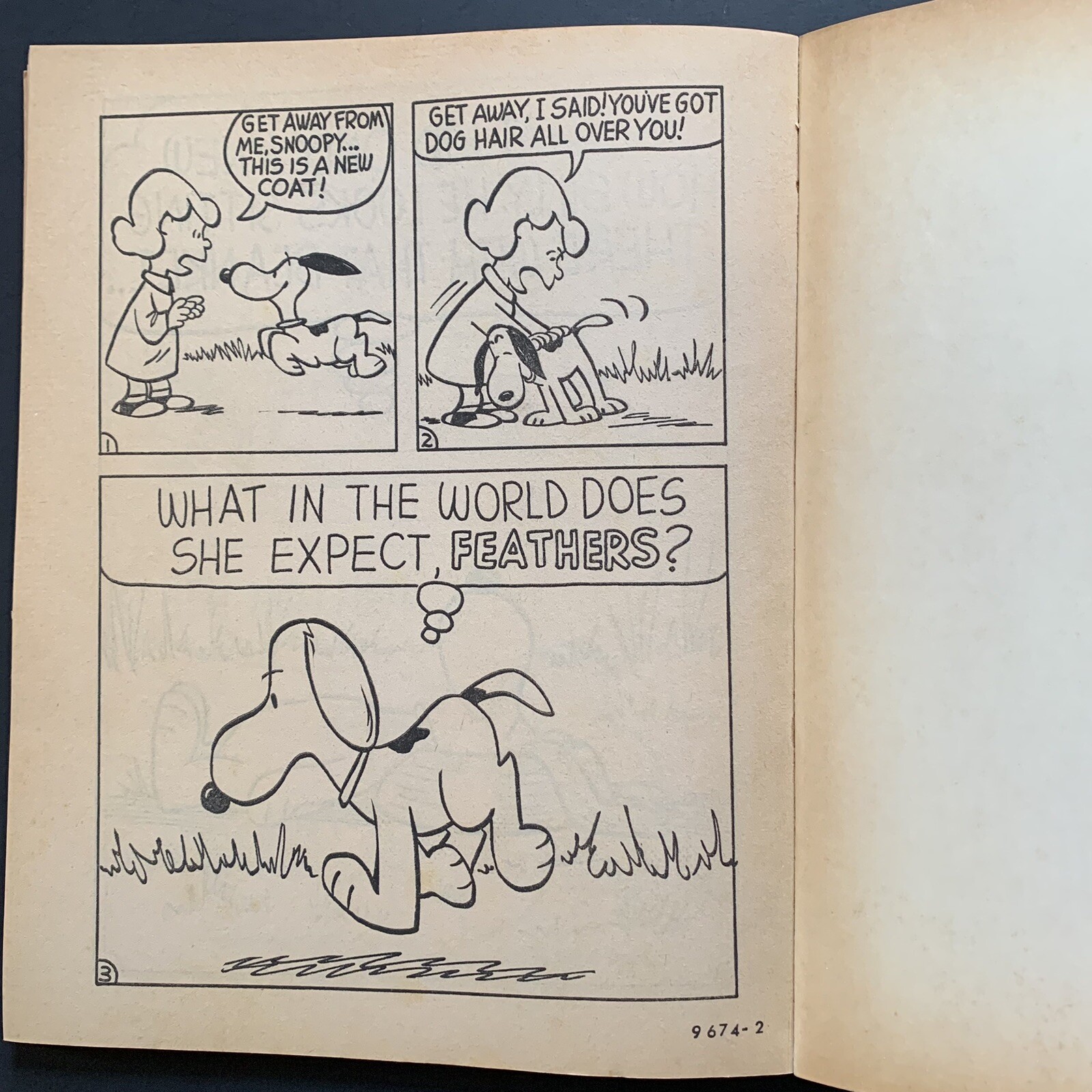 Vintage Coloring Book SNOOPY 1976 Peanuts Used 6 of 80 Pages Saalfield **READ**