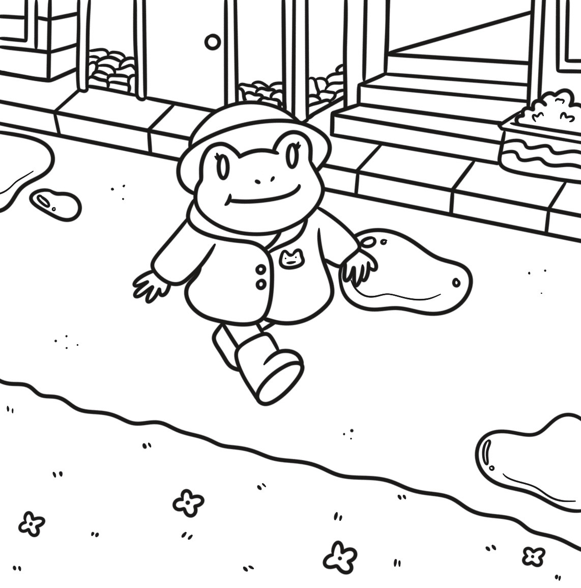 Hoppy Days Coloring Book! 30 Page Fully Handcrafted & Homemade – Charity Benefit