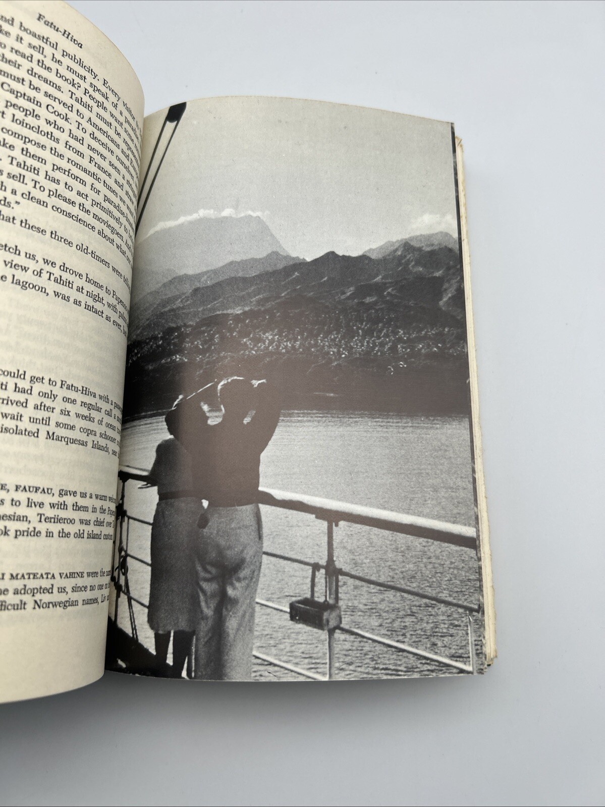 Fatu-Hiva: Back to Nature Illustrated Hardcover Book by Thor Heyerdahl 1974