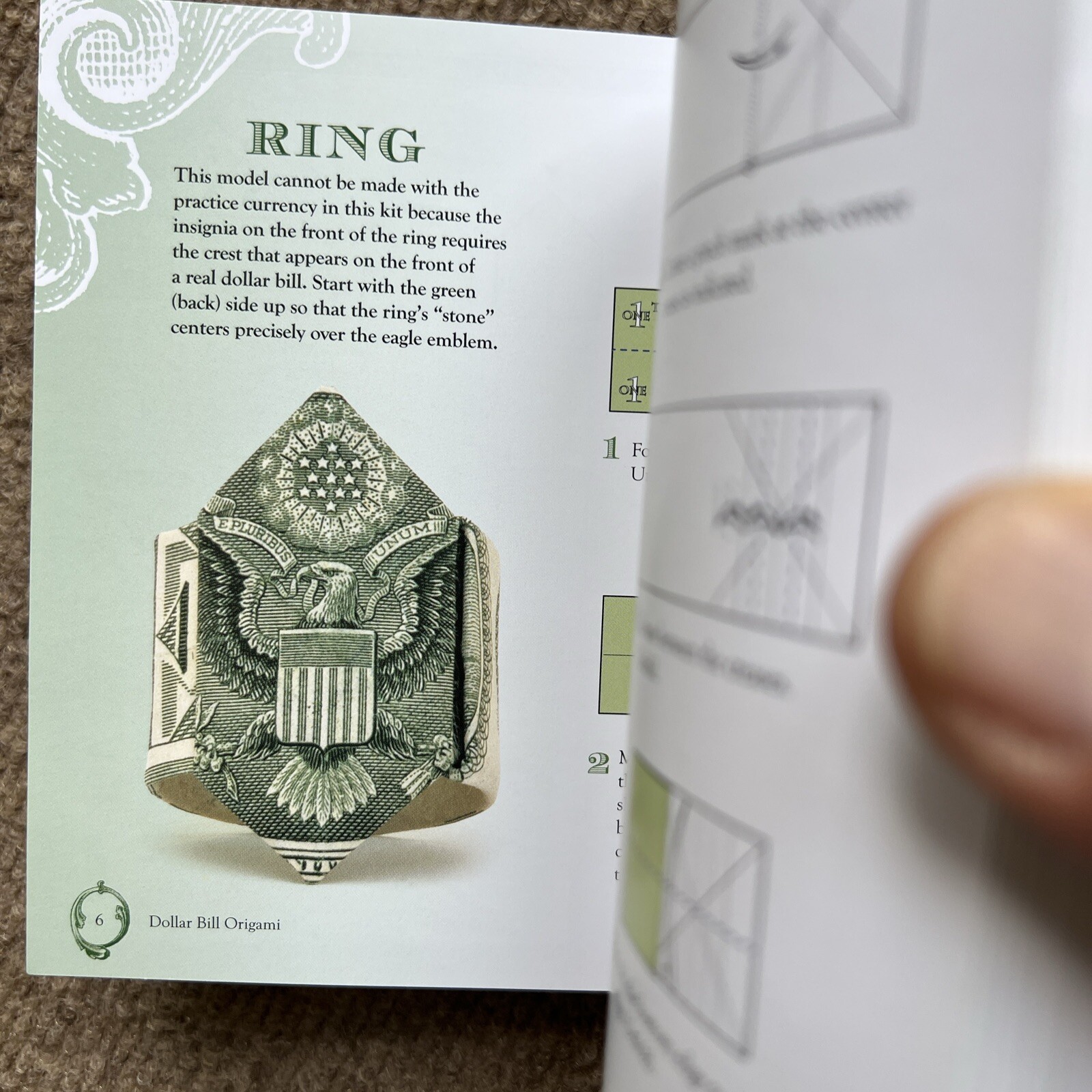 Dollar Bill Origami book by Won Park 72 Pages Illustrated And Instructions