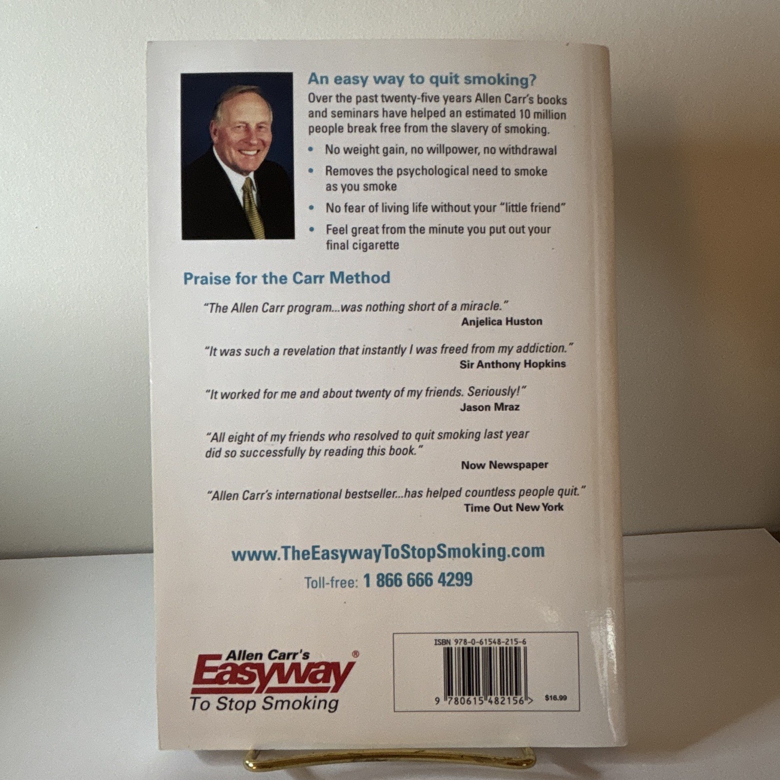 Allen Carr Easy Way to Stop Smoking New US Edition Paperback 2011 Arcturus 272p