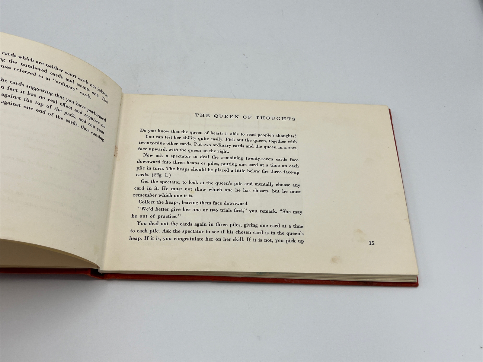 Card Tricks by Geoffrey Lamb 1973 88 Pages Hardcover