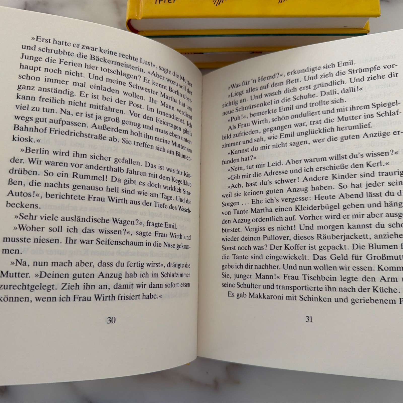 Lot 4 Hardcover Erich Kästner German Language Books Like New