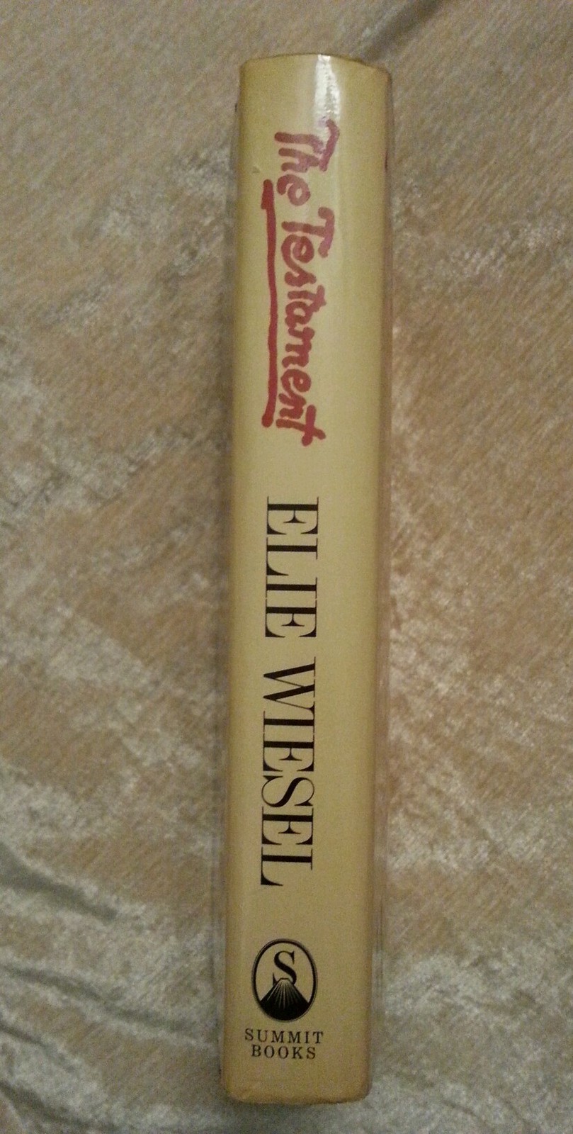 The Testament by Elie Wiesel Vintage 1981 HCDJ 1st Amer. Ed 1st Printing